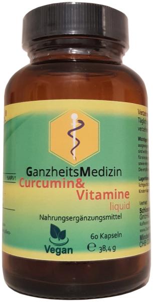 Curcumin & Vitamine liquid | 60 Kapseln